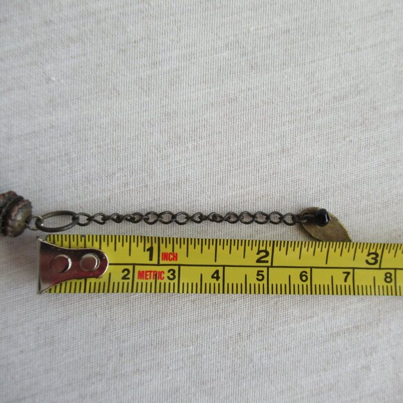 Southewestern Boho Mother Of Pearl Abalone by Coldwater Creek Necklace w/Pendant - Picture 7 of 10